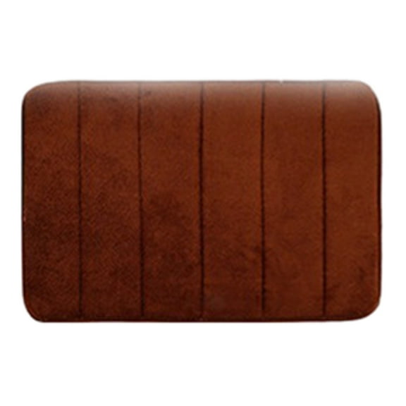 Clearance Sale Bath Mats, Hwkond Bathroom Memory Foam Absorbent Floor Mat Bathroom Toilet Doorway Quick Dry Foot Mat Entry Door Mat Non-slip Mat,Coffee,15.74x23.62in