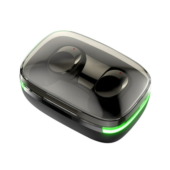 Clearance Sale Bluetooth Headphones True Wireless Earbuds 60H Playback LED Power Display Earphones with Wireless Charging Case IPX5 Waterproof in-Ear Earbuds with Mic