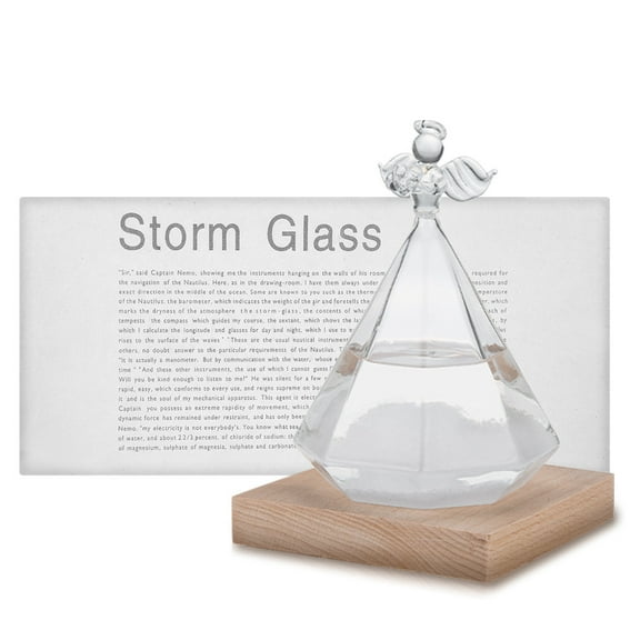 Clearance Sale!Bottle Gift Colorful 150Ml Items Transparent Glass Desktop Weather Crystal Tools Home Improvement, Storm Glass