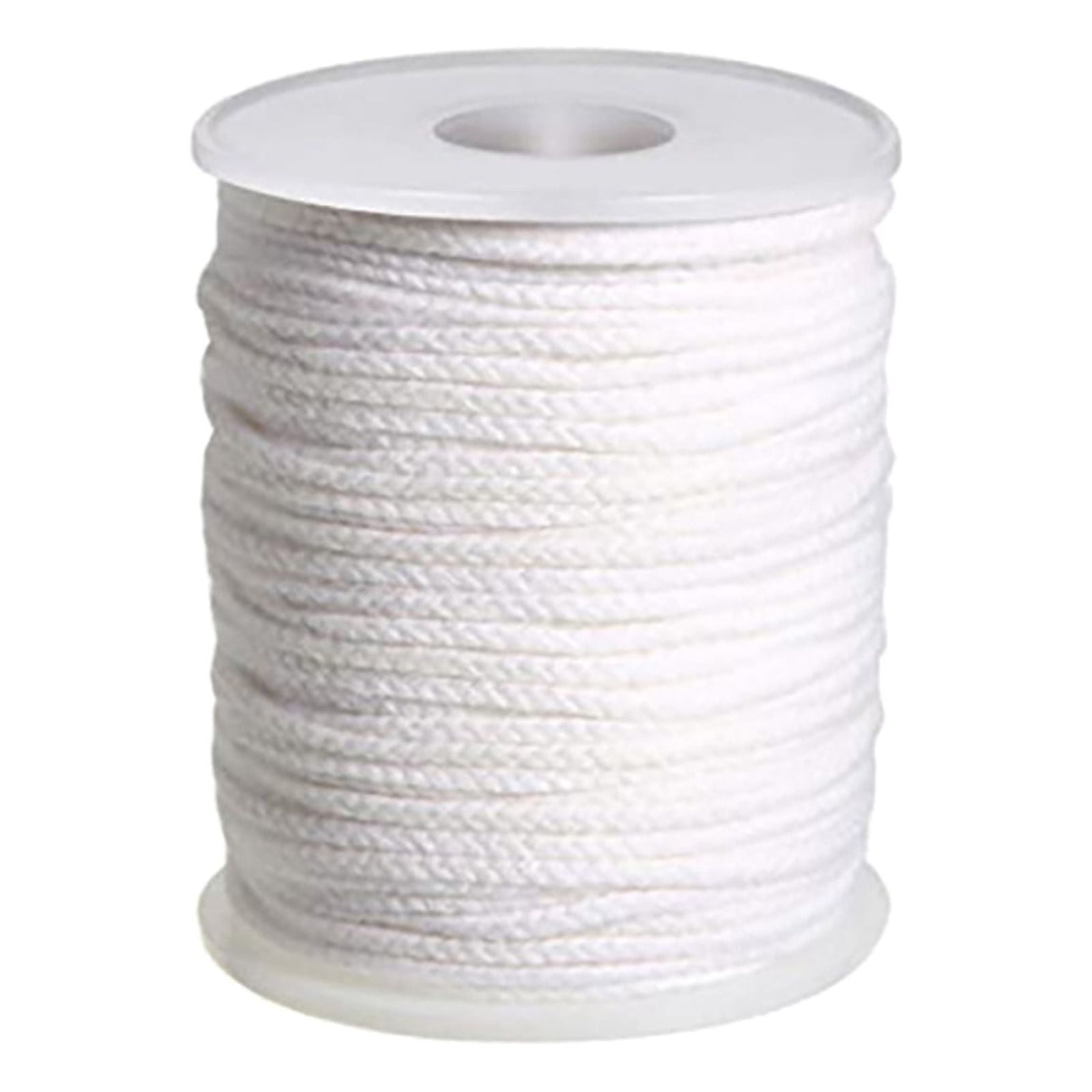 Clearance Sale - Braided Candle Wick Spool 200 ft Cotton Candle Wick Roll Core Braided Wick for Candle Making and Candle DIY (61m/67yard/200 Foot) 1 Roll Candle Braided Wicks Twine String Spools Rope