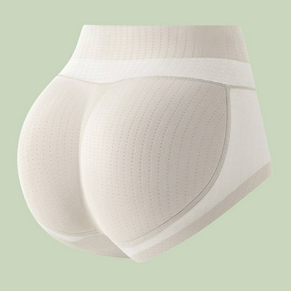 Clearance Sale! Butt Lifter Panties for Women Padded Underwear Seamless Booty Pads Enhancer Shapewear Butt Lifting Panty White L