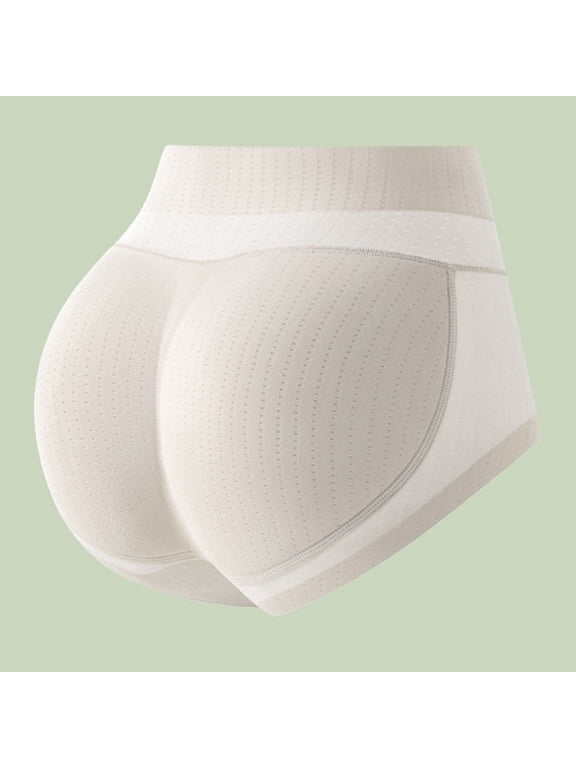 Clearance Sale! Butt Lifter Panties for Women Padded Underwear Seamless Booty Pads Enhancer Shapewear Butt Lifting Panty White M