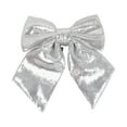 thumbnail image 1 of Clearance Sale - Christmas Bows Outdoor Decorations, 9.84" x 9.84" Large Wreath Bow with Glitter String Gold Edge for Xmas Tree Topper Home Front Door Decor, Christmas Tree Bow Ornament, 1 of 6