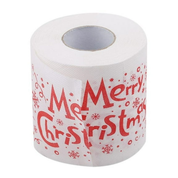 Clearance Sale Christmas pattern color toilet paper Santa Christmas tree printed tissue