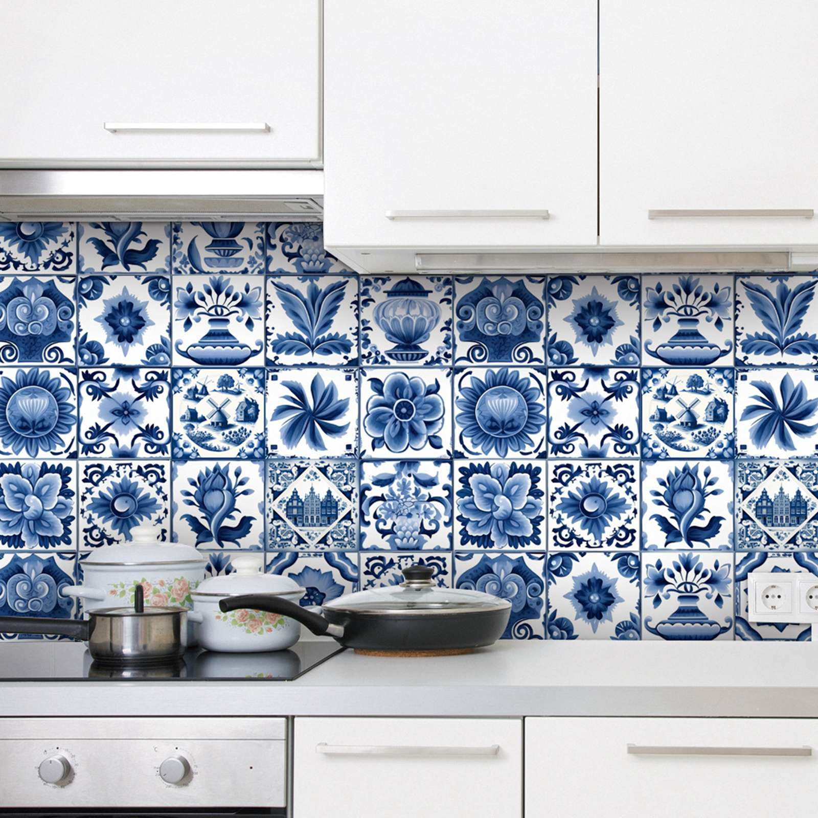 Clearance Sale!Clearance!24PCS Peel and Stick Backsplash Tiles for ...