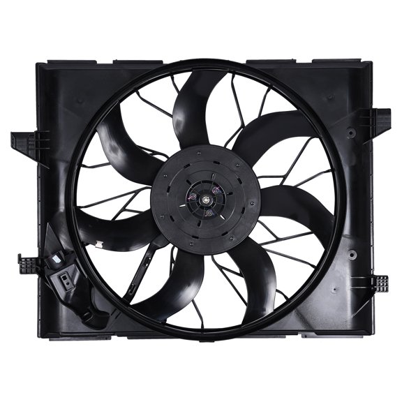 (Clearance Sale!) Cooling Fan Motor Ventilator Assembly Engine Cooling Fan Assembly 7-Blade High-Performance Replacement Direct Fit Motor Cooler