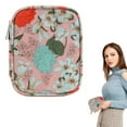 thumbnail image 1 of Clearance Sale Crochet Hook Storage Case - Double Layer, 19 Elastic Slots & Mesh Pockets, Portable for Knitting Accessories (Empty Case, 1 Unit), 1 of 9