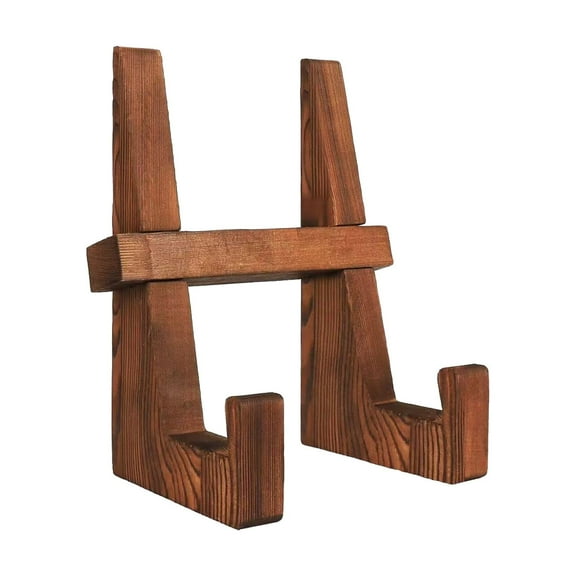 Clearance Sale! Desktop Ornament, Wooden Plate Stand for Display - Wooden Picture Frame Holder Decorative Tabletop Easel for Plates, Photos, Recipes | Solid Wood Durable & Space-Saving Design