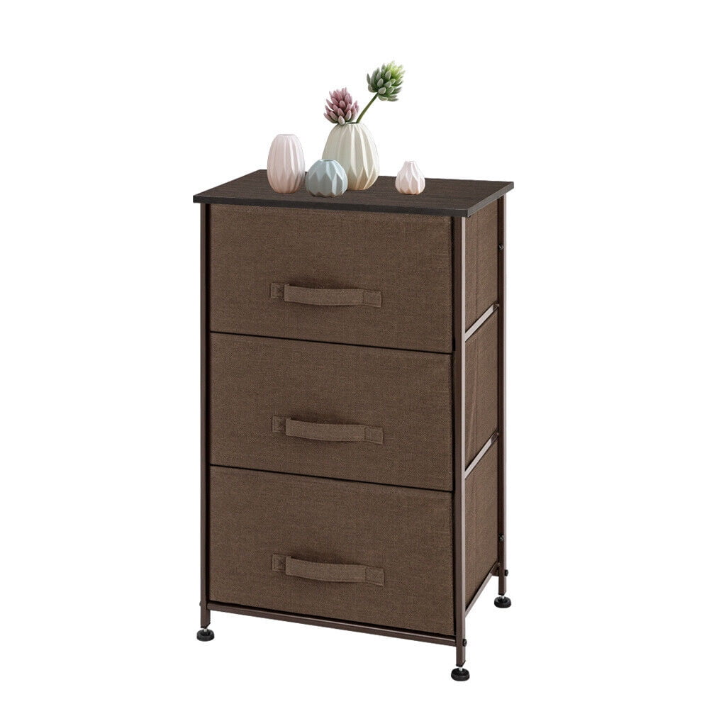 Clearance Sale! Dresser with 3 Drawers Fabric Storage Tower