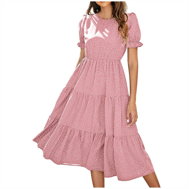 Swing a line summer linen skirt for women 4904