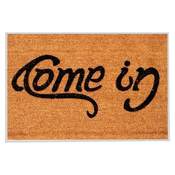 Clearance Sale! Dusknt Carpet, Carpet Doormats, Slip Outdoor Ndoor Come Doormat Welcome Go Non Mat in 40X60Cm Floor Home Textiles, 1X Floor Mat, Brown