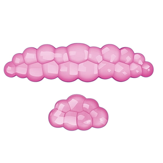 Clearance Sale! | Ergonomic Cloud Gel Keyboard & Mouse Wrist Rest Set, Soft Support Pad For 60% 68% 75% Mechanical Keyboard, Comfort Cushion For Office Typing Gaming(Pink)
