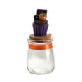 🔥 Clearance Sale! Faolaxy Halloween Candy Jar Cute Pumpkin Candy Glass