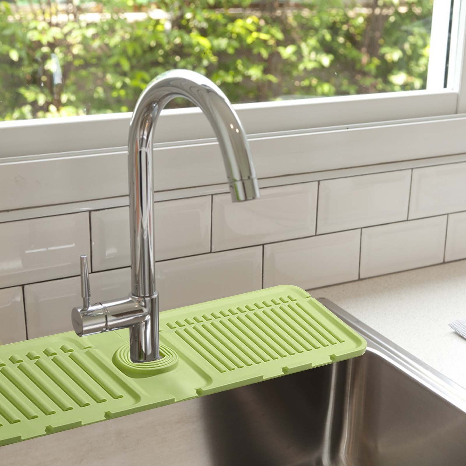 Clearance Sale! Faucet Guard & Draining Mat Silicone Draining Mat For