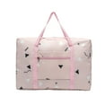 thumbnail image 1 of Sale Foldable Travel Duffel Bag Tote Carry On Luggage Sport Duffle Week-Ender Overnight For Women And Girls Pink, 1 of 6