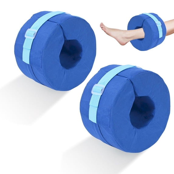 Clearance Sale Foot & Ankle Elevation Support Pillow - High-Density Foam, Adjustable Strap, Removable Washable Cover, for Post-Surgery & Injury Recovery