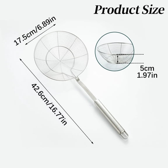 Clearance Sale!Four-Wire Double-Ring Fine Mesh Strainer, 14cm Diameter Stainless Steel Screen for Juice Pulp Filtration