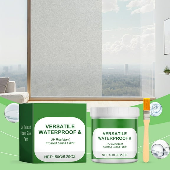 Clearance Sale!Frosted Glass Paint To Resist Wear And Tearprotect Privacy Andsafety Glass Maintain Frosted Glass Paint 150G,Green Repair Agent