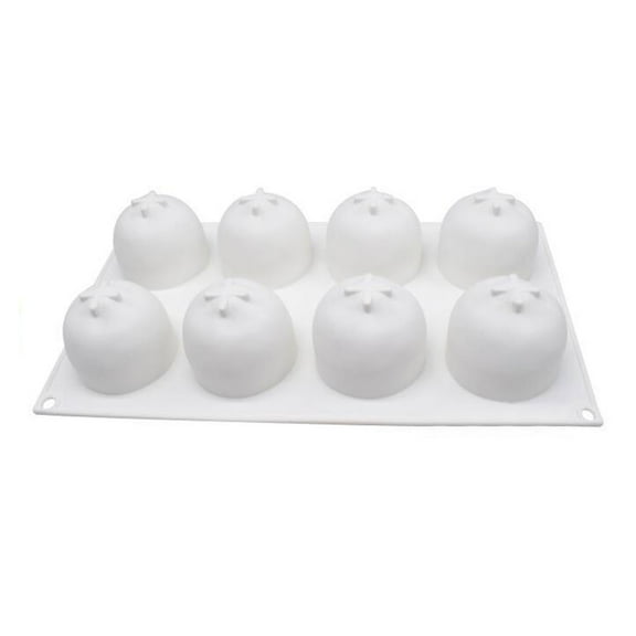 Clearance Sale! Fruit Silicone Mold Orange Fruit Silicone Shape 8 Grid Unique Silicone Shapes Non Stick Casting Moulds for Cakes Pans Desserts