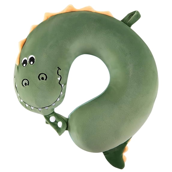 Clearance Sale!Giyblacko Kids Travel Pillow For Airplane Road Trip Car Seat Neck Chin Supporting Stop Head From Falling Forward Memory Foam Insert And Cute Animal Plush Cover Gift For Boys