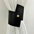 thumbnail image 1 of Giyblacko Leather Curtain Tiebacks Leather Curtain Buckle Curtain Holdbacks Classic Curtain Ties No Drilling Curtain Rope Tieback For Home Offic Living Room Bedroom Cafe Decorative, 1 of 8
