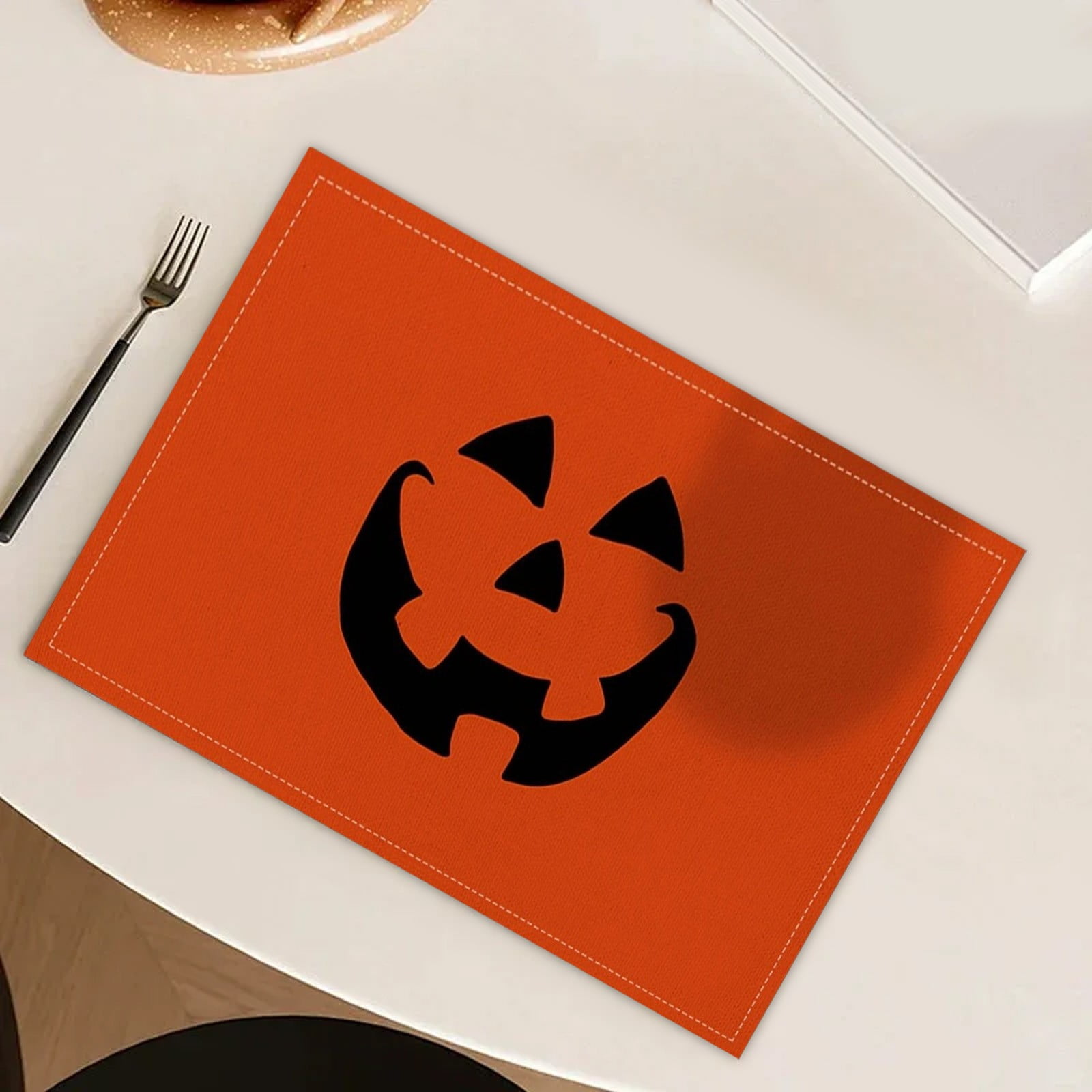 Clearance Sale!Giyblacko Placemat Happy Halloween Kitchen Dining Table Wedding Party Holiday