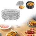 thumbnail image 1 of Clearance Air Fryers & Accessories under $15,Stainless Steel Stackable Dehydrator Rack 3 Pack Air Fryer Basket Tray Air Fryer Accessories, 1 of 8
