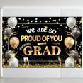 thumbnail image 1 of Clearance Sale！Graduation Banner Decorations Congrats Grad 2025 We Are So Proud of You Banner, Green Graduation Party Decor 2025 - Clof 2025 Grad Backdrop, Graduation Party Supplies(180x110 Cm), 1 of 8