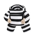thumbnail image 1 of Clearance Sale! Halloween Dog Prisoner Costume Cute Funny Cosplay Dress Up Outfit For Small To Large Dogs Clothing For Holiday Party Pet Clothes Birthday Gift For Pet Dog Cat L, 1 of 5