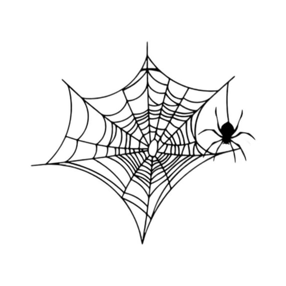 Clearance Sale! Halloween Iron Spider Silhouette Decoration Halloween Decorations Metal Hanging Ornament Gothic Design for Indoor Outdoor Home Party