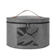 thumbnail image 1 of Clearance Sale - Hat Storage Box Portable Felt Organizer Bucket Foldable Large Capacity Round Travel Hat Container with Dust Proof Lid, Stuffed Animal Toys and Clothes Storage Bin Bag, 1 of 4