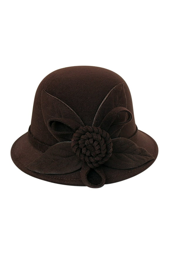 Clearance Sale! Hats for Women Women's Autumn and Winter Round Top Casual Fisherman's Basin Cap Small Bowler Hat Women Hats J M