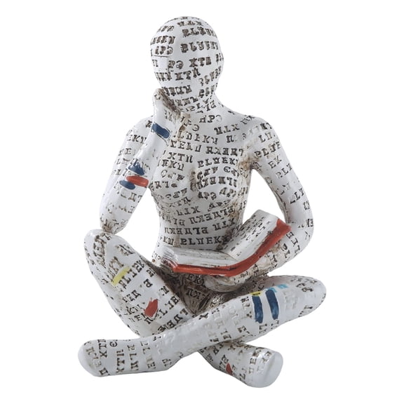 Clearance Sale!Home Decor Pulp Reading Women Thinker Statue,Abstract Aesthetic Sculpture Room Decor,Modern Abstract Decoration on Shelf Table Desk for Living Room Office Bedroom Bookshelf