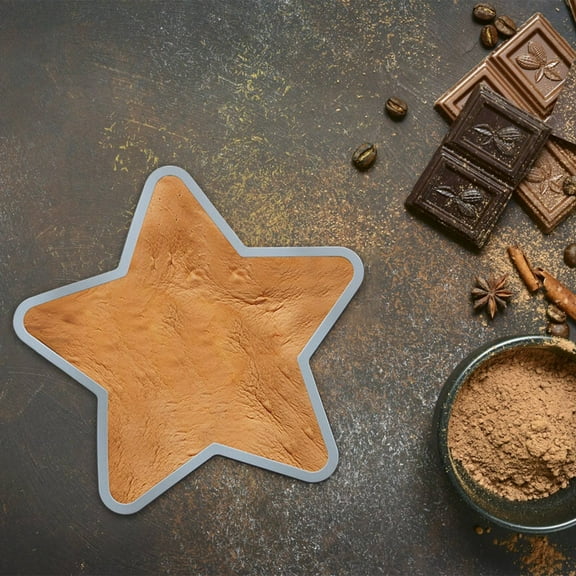 Clearance Sale!Honmg A Cake Mold in Blue and Made of Plastic,Cake Flexible Silica Gel Star Shaped Baking Pan for Birthday Five Pointed Star Chiffon Cake Baking Tray Birthday Cake