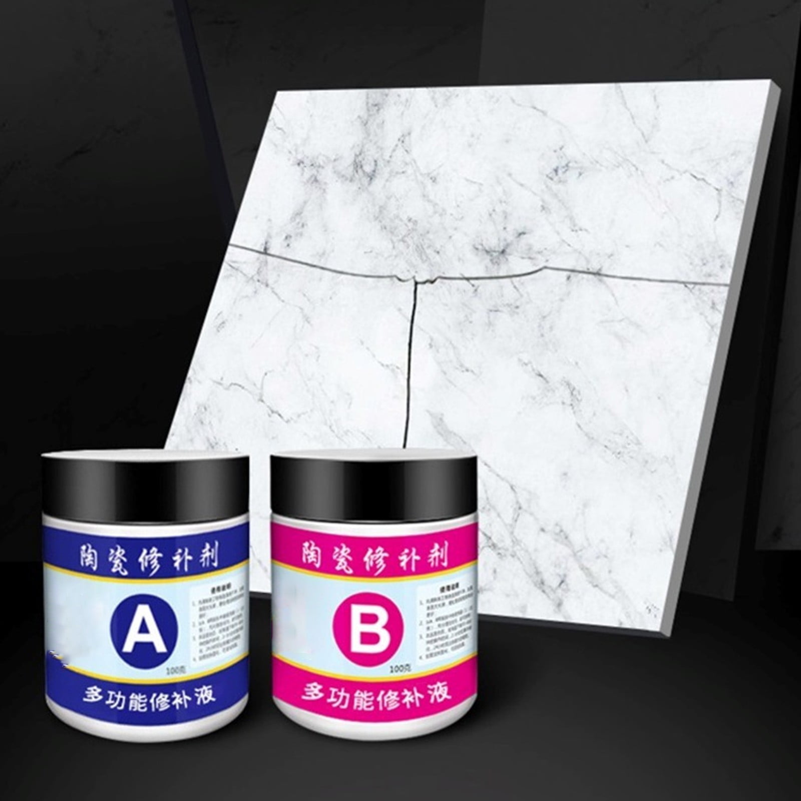 Clearance Sale!Household Tile Agent Floor Tile Toilet Paste Ceramic Wash Basin Tile Agent,White Adhesive Mucilage