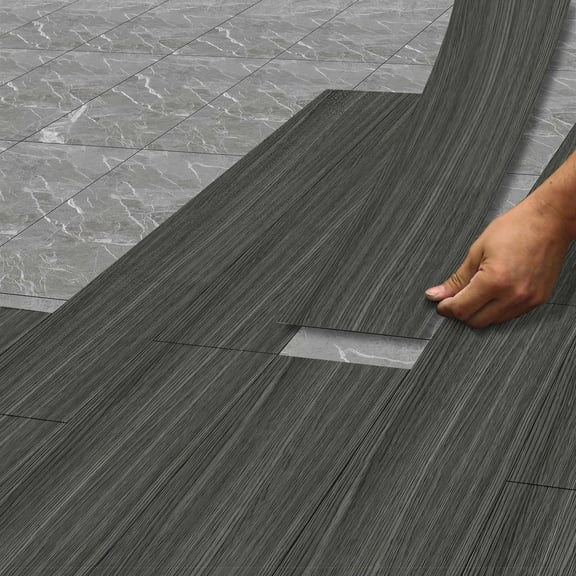 Clearance Sale! Housewear & Furnishings Wood Grain Floor Stickers Home Waterproof Pvc Tile Stickers Self Adhesive Living Room Dining Room Decoration Non Slip Floor Stickers