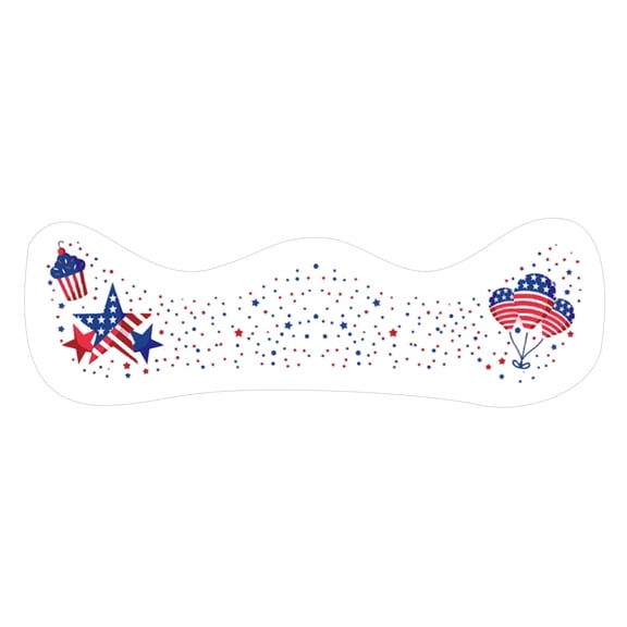 Clearance Sale Independence Face Stickers Sparkly Statue Of Face 4Th Of July Independence Day Temporary for Party