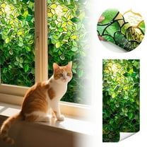 Clearance Sale! Leaf Pattern Static Cling Window Sticker Decorative Privacy Film Self Removable Art For Home