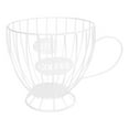 thumbnail image 1 of Clearance Sale! Leott Capsule Coffee Storage Basket Coffee Capsule Storage Basket Iron Decoration Ornaments White, Fruit Snack Basket, 1X Storage Basket, 1 of 5