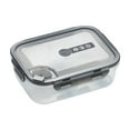 thumbnail image 1 of Clearance Sale! Leott Food Storage, Bento Rice Bowl, Dietary Preparation Container with 3 Compartments Microwave Sealed Plastic Preservation Box Portable Lunch Box Dressing Grey, 1 of 4