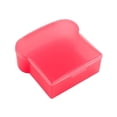 thumbnail image 1 of Clearance Sale! Leott Food Storage, Sandwich Container, 20 Oz Shape Sandwich Box Food Grade Pp Made Allow Microwave Heating and Preservation 5.5" X 4.7" X 2" Food Storage Sandwich Containers Red, 1 of 6