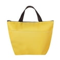 thumbnail image 1 of Clearance Sale! Leott Thermal Bag Insulated Lunch Bag Solid Foldable Lightweight Bag Color Lunch Bag, Solid Color Portable Insulated Lunch Bag Yellow, Lunch Bags for Adults, 1X Lunch Bag, 1 of 2