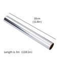 thumbnail image 1 of Clearance Sale! Leott Thick Heavy Duty Household Aluminum Foil Roll Food Safe Foil Wrap Barbecue Tinfoil Kitchen Tools, Disposable Baking Thickened Tin Foil Barbecue Paper 3M, Kitchen Baking Tin Foil, 1 of 7