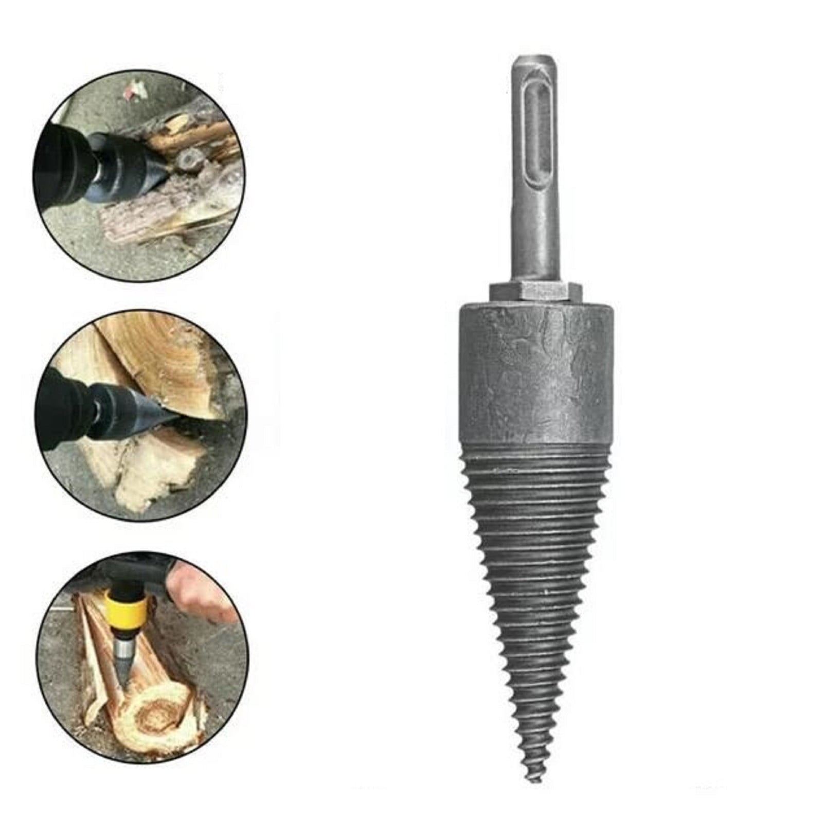 Clearance Sale!Log Wood Splitting Electric Hammer Drill Bit Splitter ...