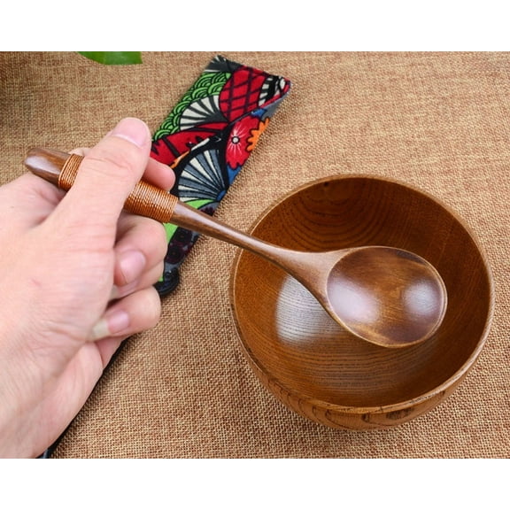 Clearance Sale!Lot Wooden Spoon Bamboo Kitchen Cooking Utensil Tool Soup Teaspoon Catering