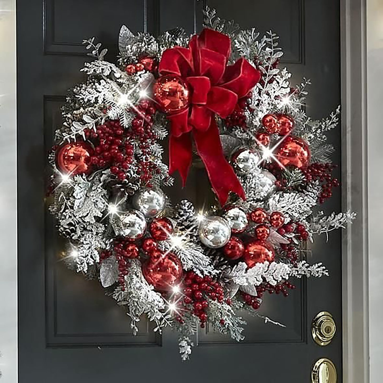 Clearance Sale! Lssam Wreaths Wreaths For Front Door Christmas