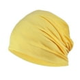 thumbnail image 1 of Clearance Sale! Men Soild Drawstring Hat Wool Knitting Hair Loss Head Wrap, 1 of 2