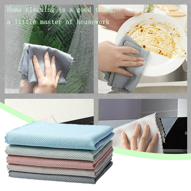 Clearance Sale, Microfiber Cleaning Dish Cloths for Washing Dishes Dish Towels and Dishcloths