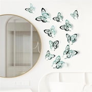 3D Color Stereo Butterfly Personality Creative Living Room Bedroom Wall Stickers