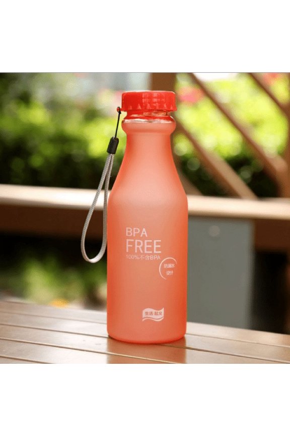 550ML Unbreakable Outdoor Sports Travel Water Bottle Portable Leak-Proof Rd